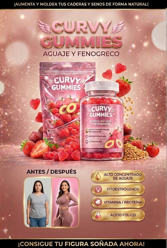 CURVY GUMMIES - AGUAJE - EL SECRETO DE LA NATURALEZA REVELADO